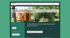 Desktop Screenshot of montessori-koesching.de